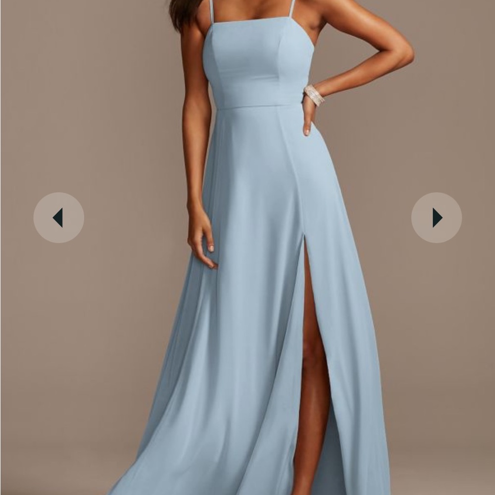 David’s Bridal Dress - Dusty Blue